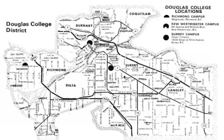 Douglas-College-Campus-Locations-Map