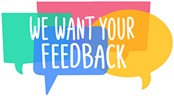 We want your feedback! Let us know what you think. 